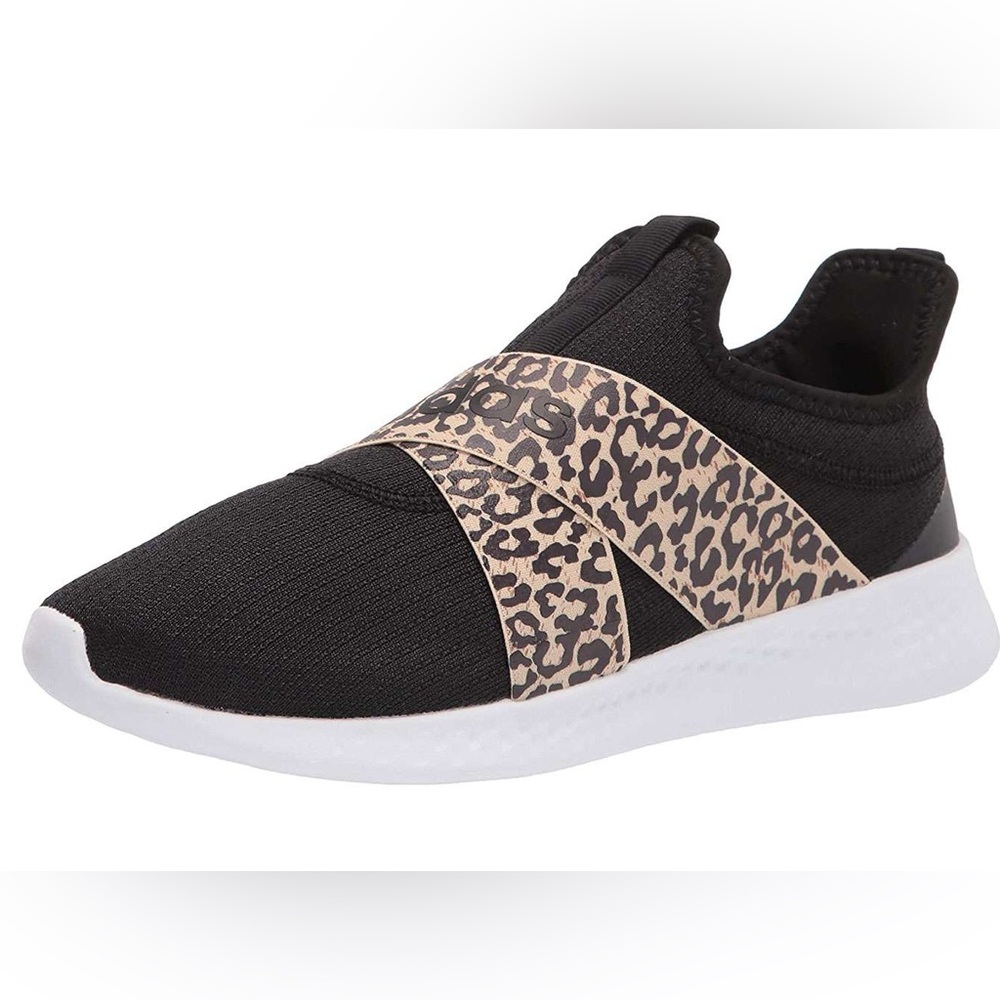 Adidas Puremotion Black Leopard Print Sneakers